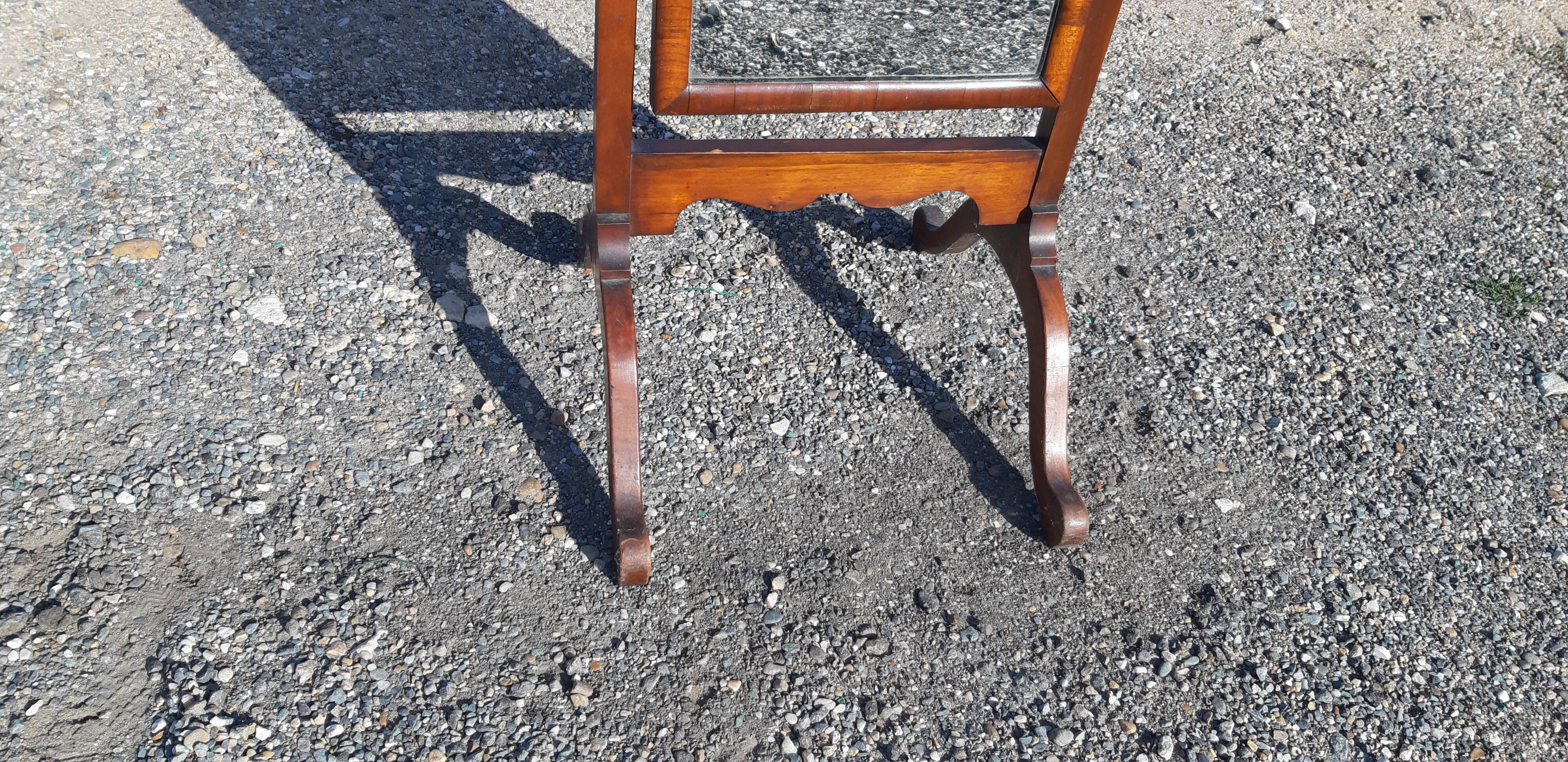 Miroir psyché 1900 noyer