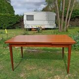 Table extensible vintage en teck