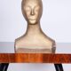 Mid-Century Modern Bust in Patinated Plaster, Czech, 1960s