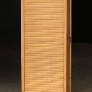 Beautiful curtain cabinet in its original blonde patina.