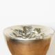 Lampe de table en verre de Murano, translucide, argent, par Carlo Nason, pour Mazzega,