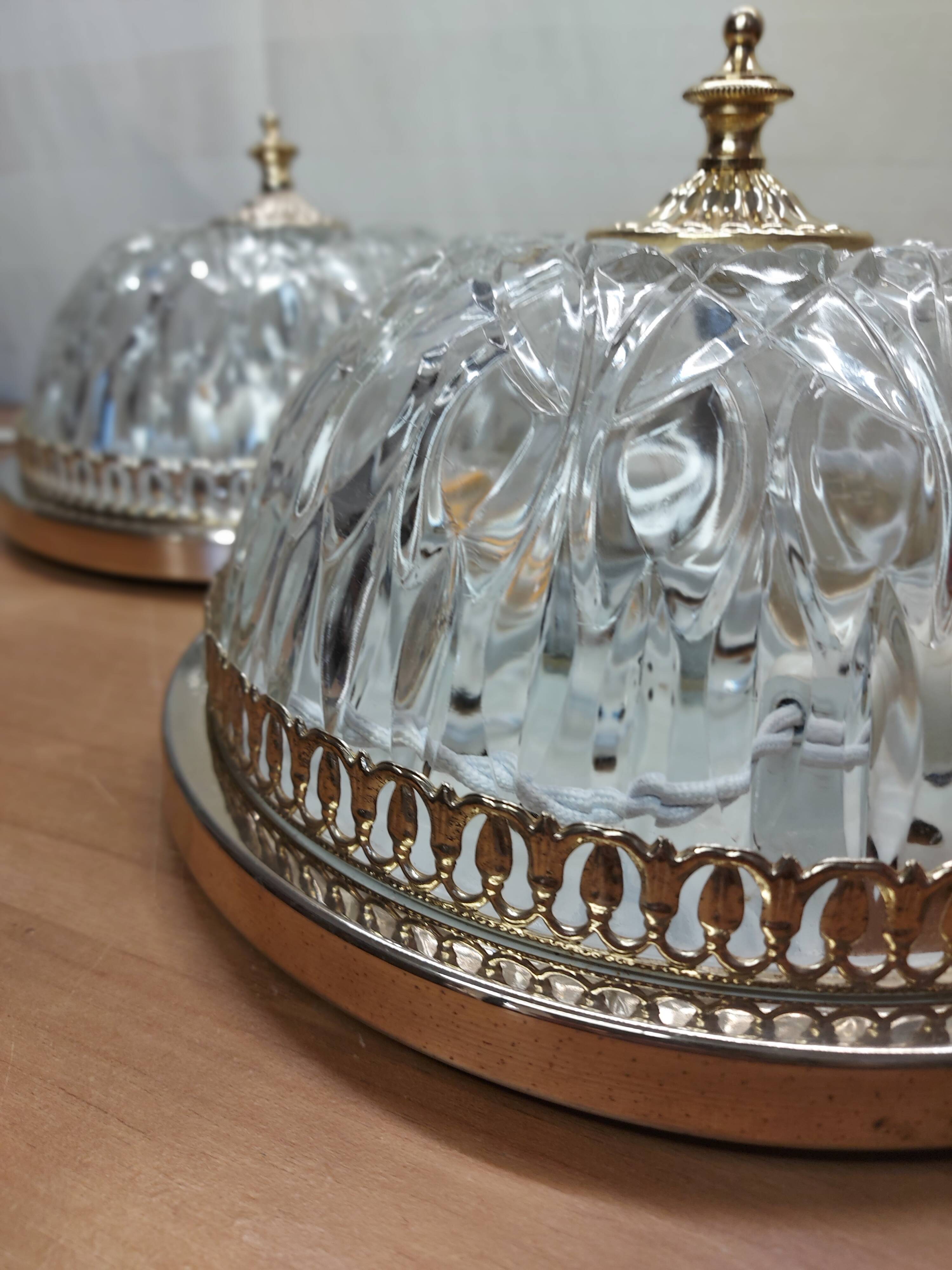 Pair of sconces or ceiling lights