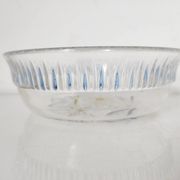 Coupe en verre Walther glass papillon et fleurs