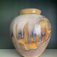 Vase en grès signé, vers 1940