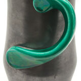 Vase vert et anthracite, 1960