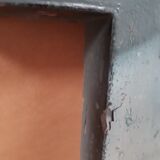 sign letter T metal zinc vintage 1950 1960