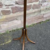 Vintage parrot standing coat rack 70s curved wood French coat rack Bentwoo parrot