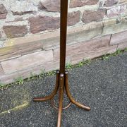 Vintage parrot standing coat rack 70s curved wood French coat rack Bentwoo parrot