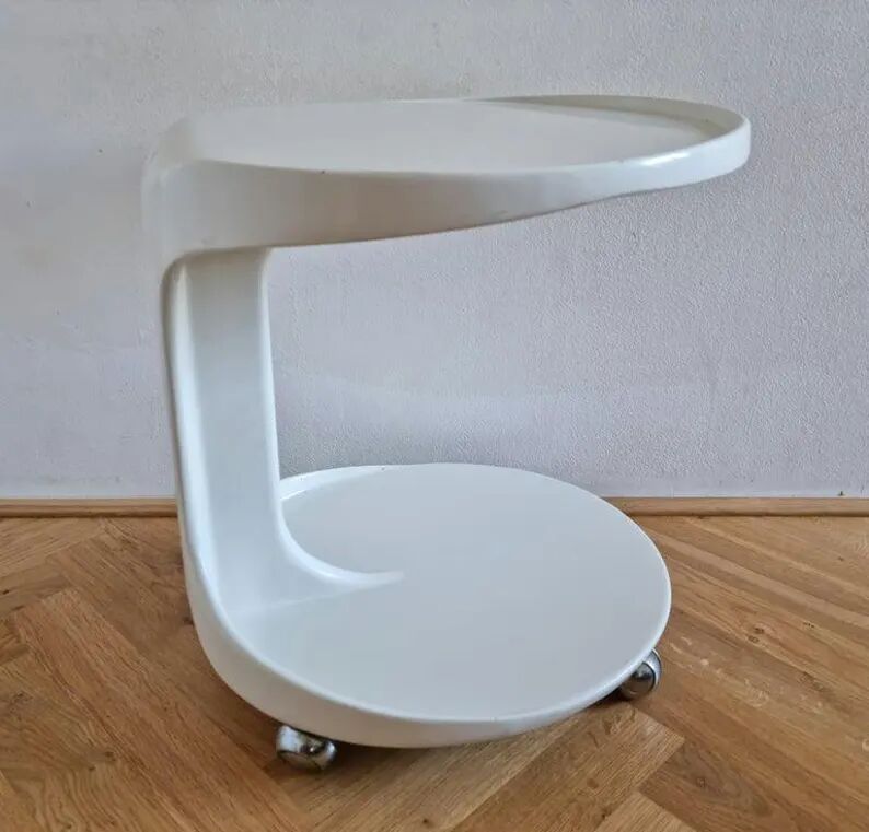 Midcentury Rare Side or Serving Table, Space Age Style, Italy, 1970s