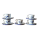 5 cups and saucers St Clément