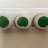 9 marble candle holders of different sizes
