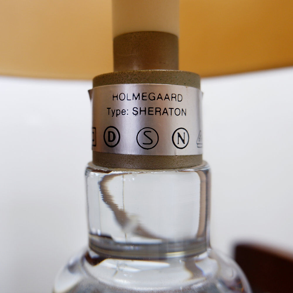 Sheraton glass table lamp, by Michael Bang for Holmegaard - 1970s