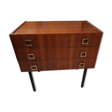 Vintage modernist dresser, metal feet