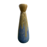 Vase en céramique soliflore pot bleu