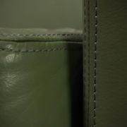 Postmodern leather club sofa by Touche 1980s