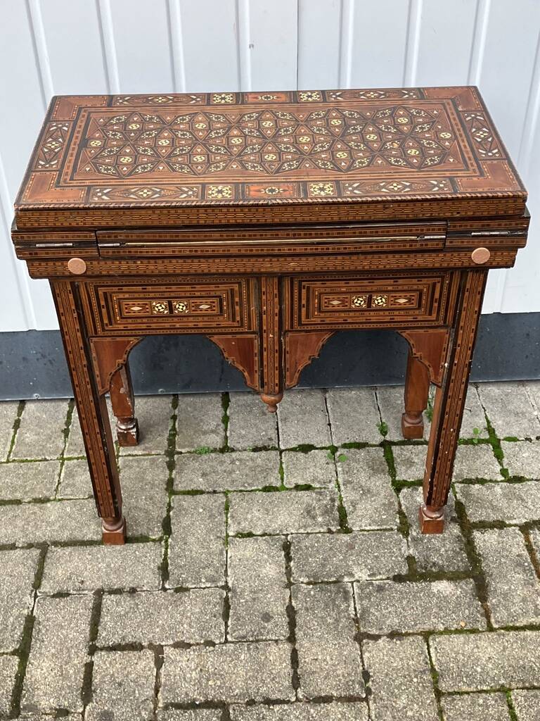 Marked game table, late 19th century to early 20th century, Syria.