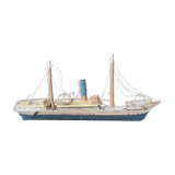 Metal boat model