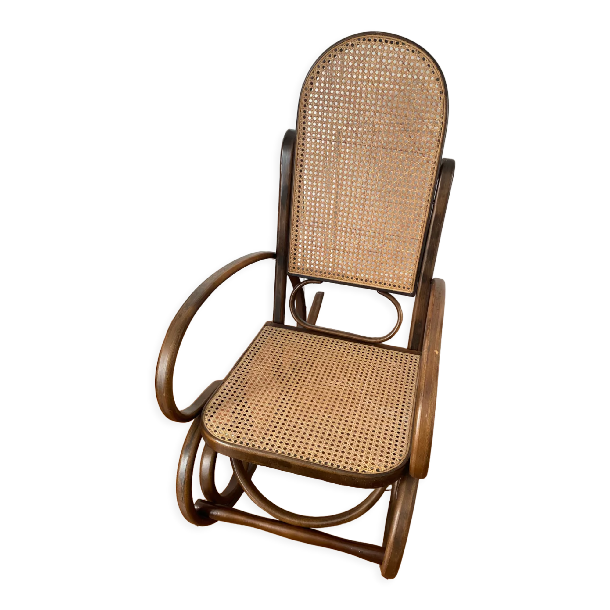 Rocking chair cannage