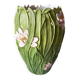 Vase en barbotine maison Chaumette