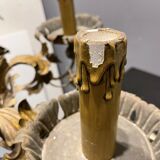 Italian tole chandelier, 1940s