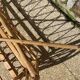 Children's bed in vintage rattan from the 1950s