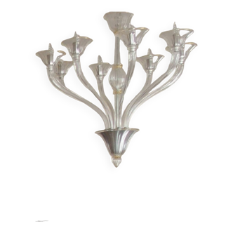 Lustre en verre de Murano