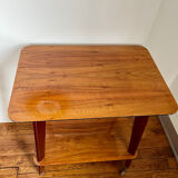 Table desserte pieds compas vintage 1950