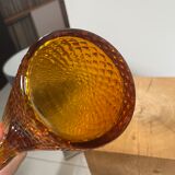 Amber glass pitcher