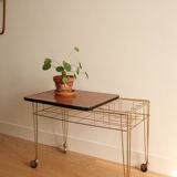 Serving table on wheels formica tray