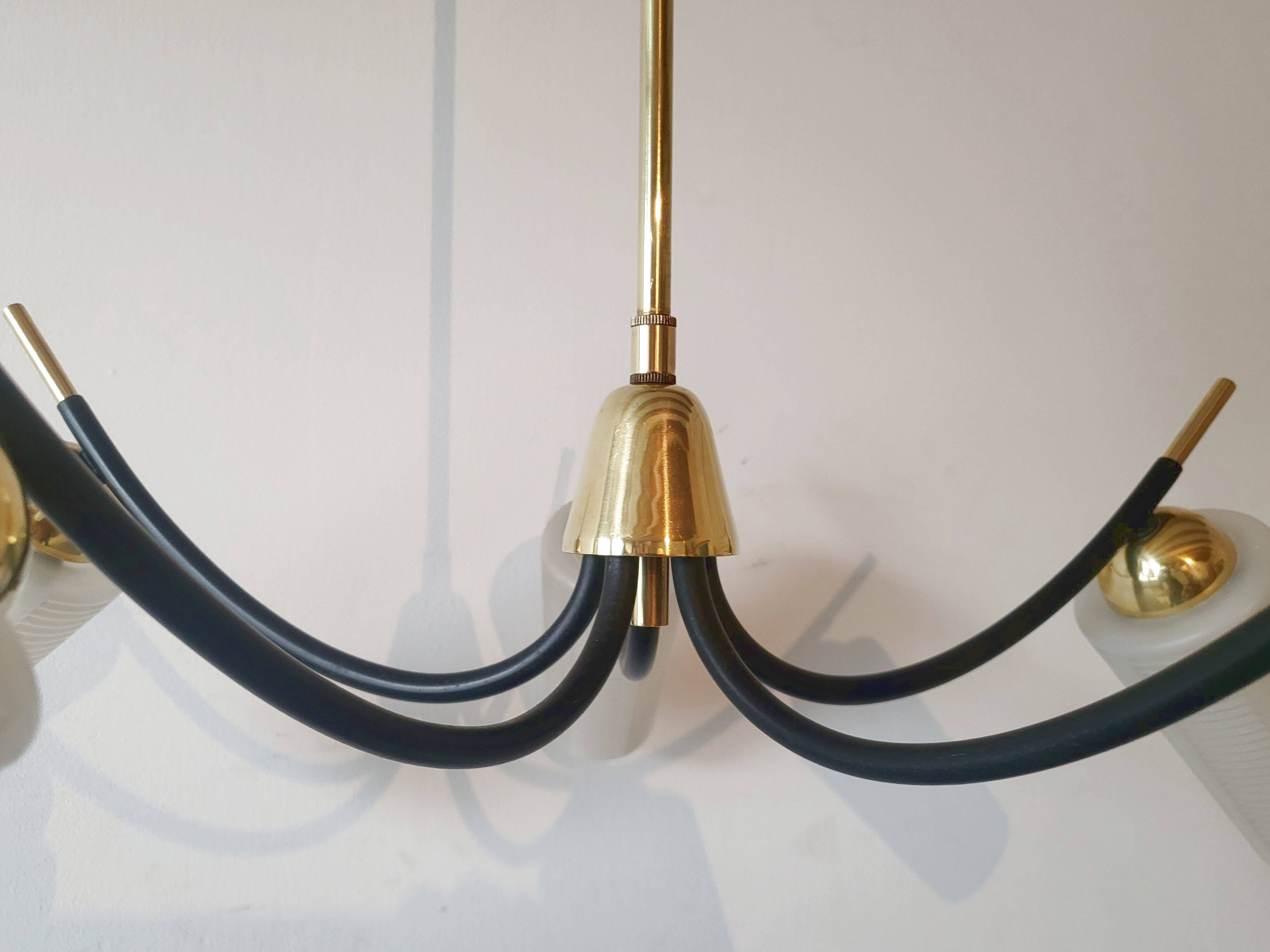 Vintage Arlus pendant light 1950
