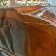 Louis XV cylinder desk with marquetry and bronze.