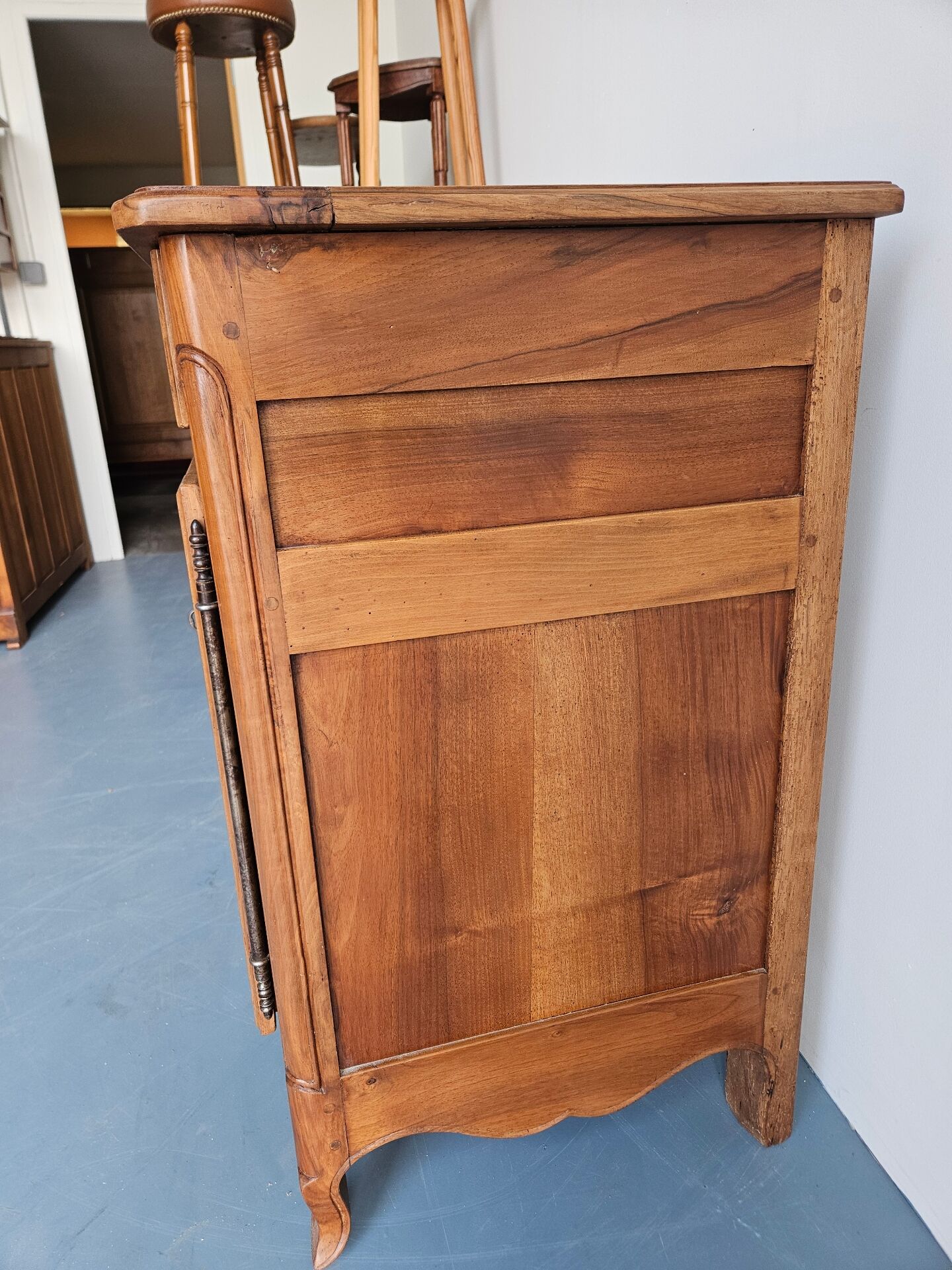 Antique jam cabinet made of hardwood