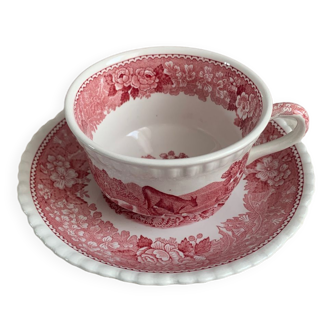 Tasse et soucoupe porcelaine Adams