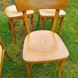 5 Baumann style bentwood bistro chairs