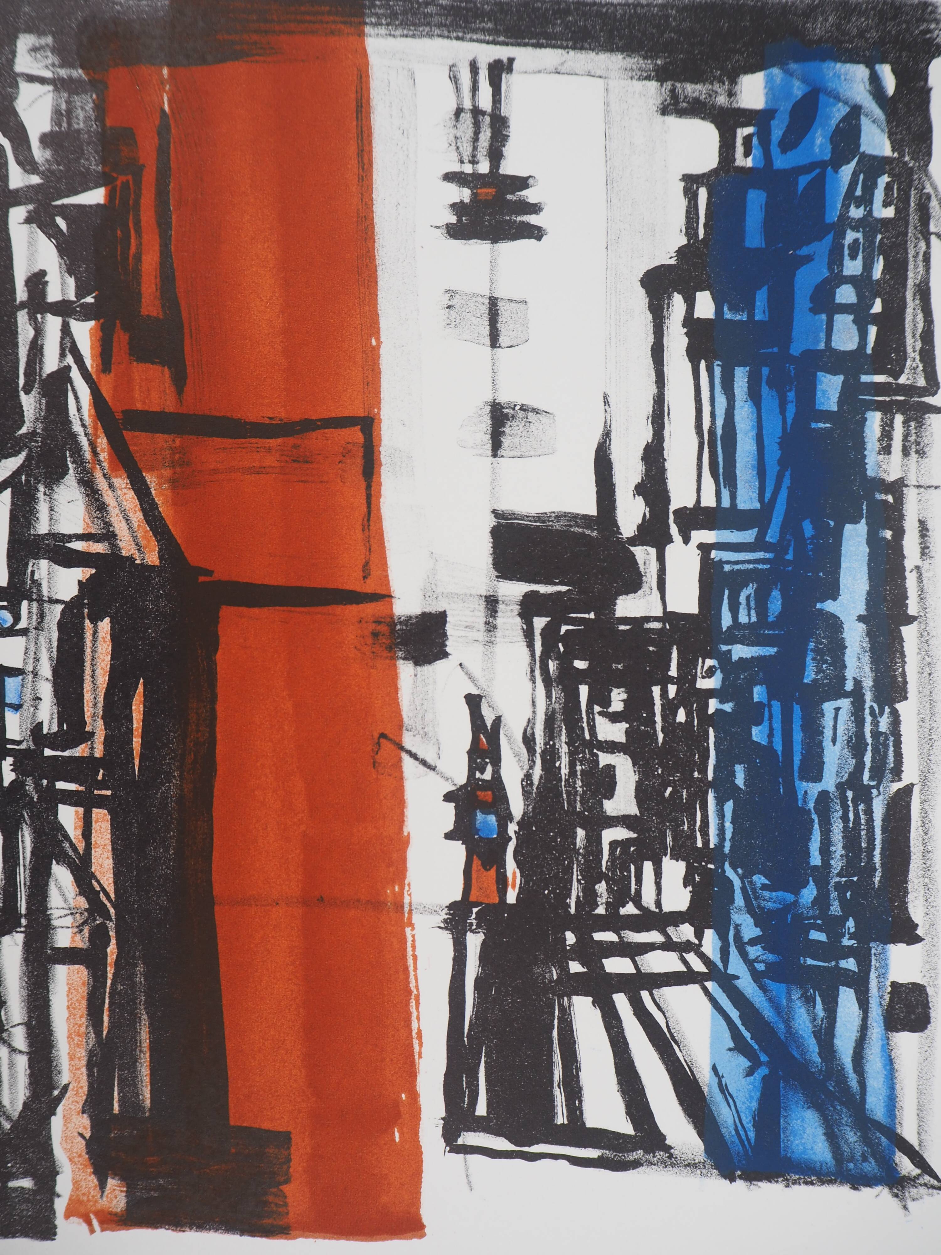 Maria helena vieira da silva: arrival in town - original lithograph