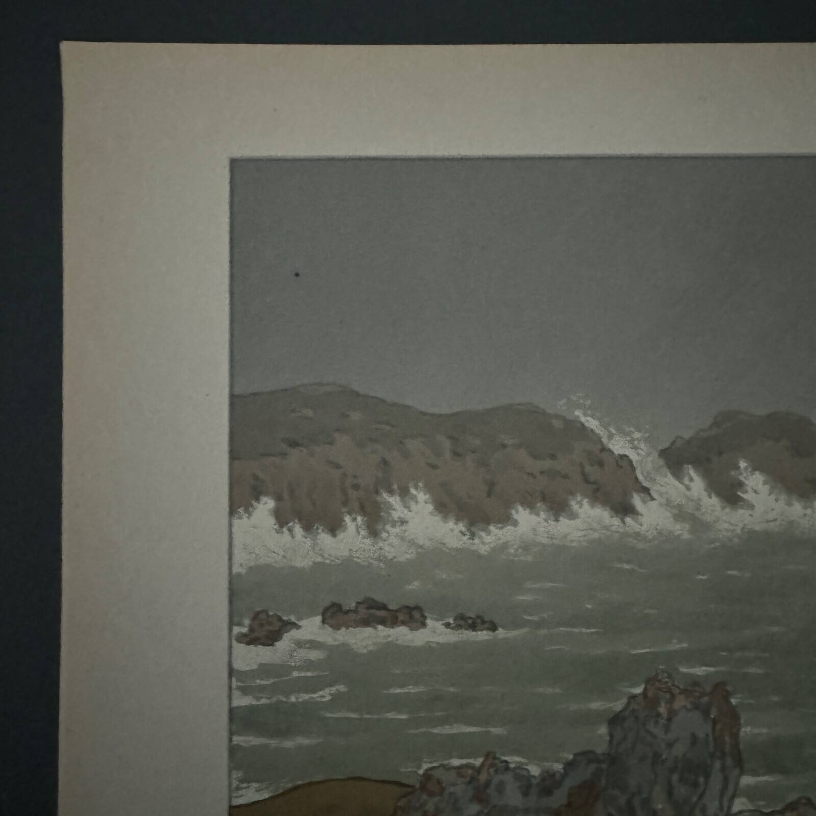 Lithograph by Henri Rivière The Magic of the Hours - The Storm