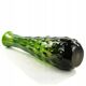 Vase en forme de haricot, moderne du milieu du siècle, en verre vert, design de J. Drost, Ząbkowice, Pologne, années 1970
