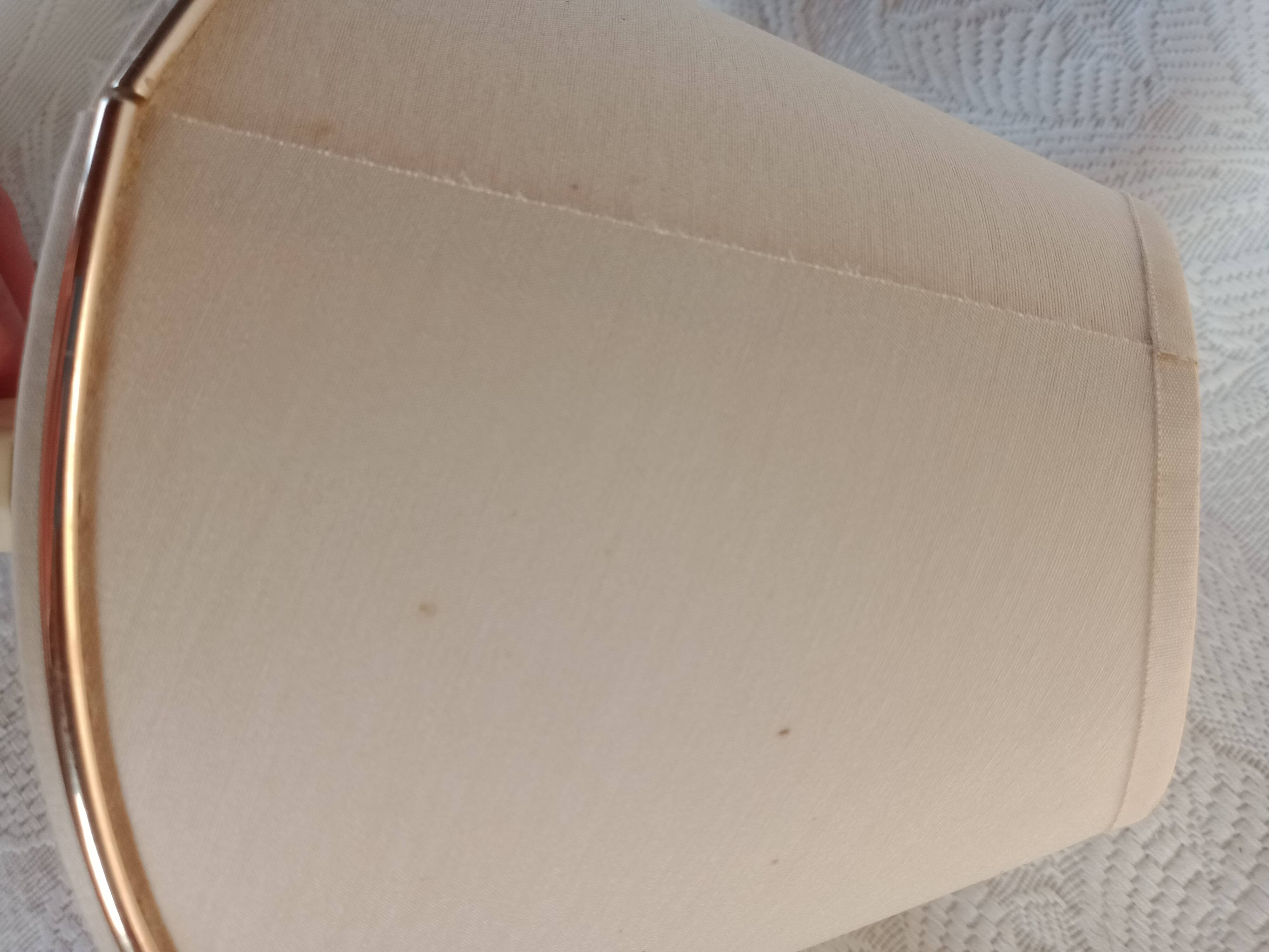 Louis Drimmer - Cream & gilded earthenware table lamp