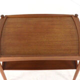 Poul Hundevad trolley with removable tray - danish design