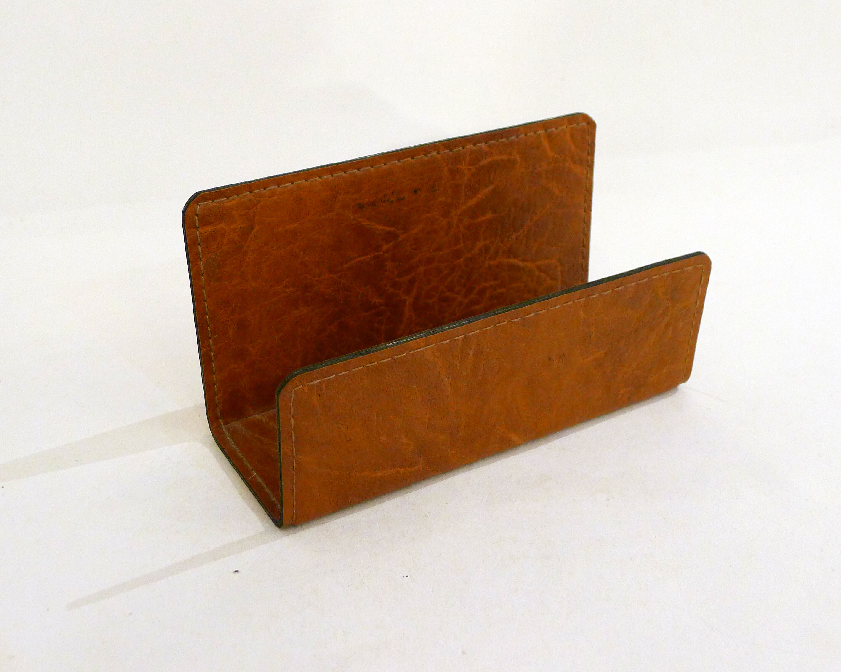 Brown leather letter range