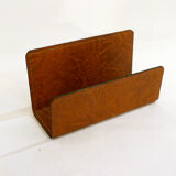 Brown leather letter range