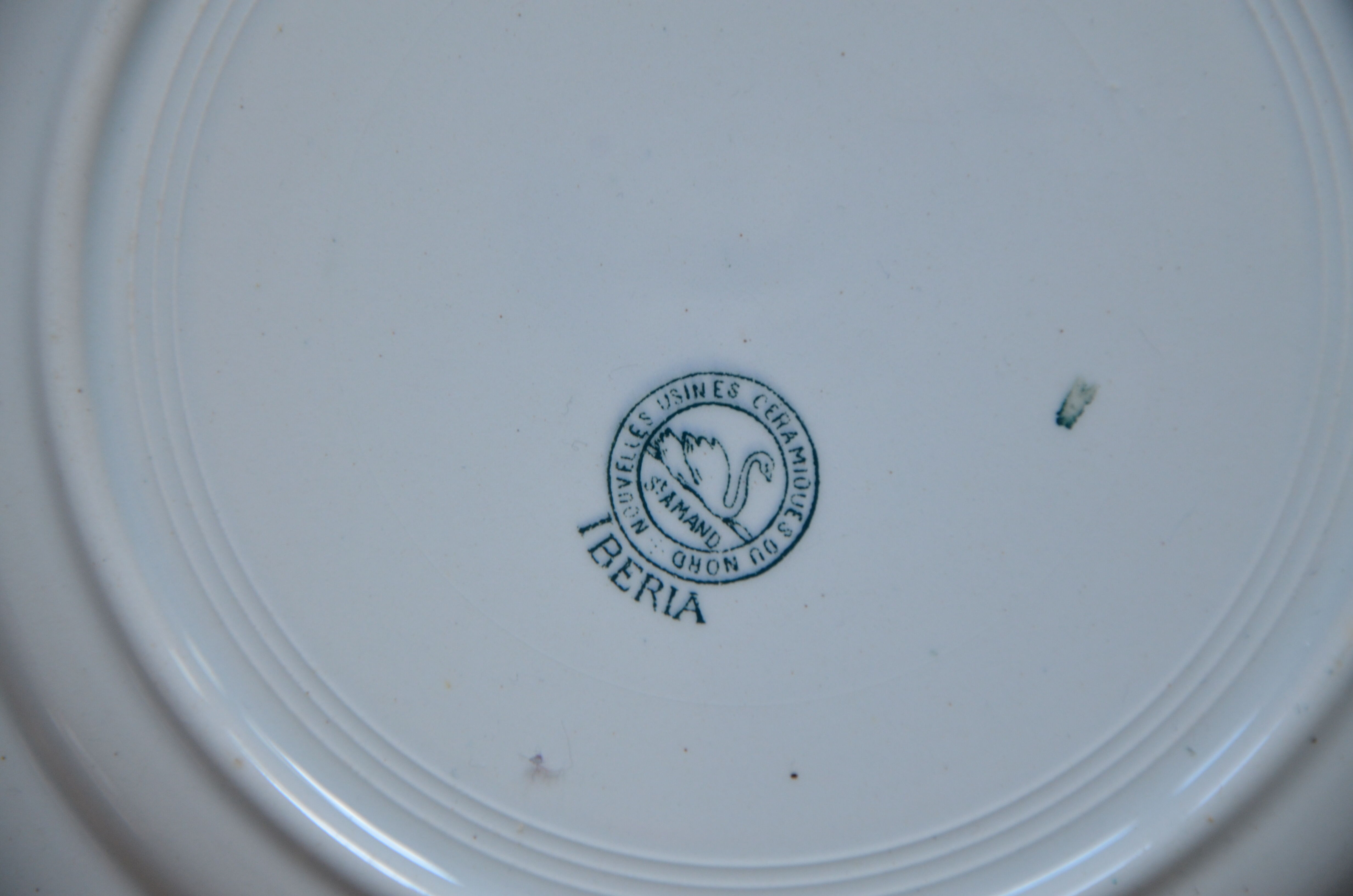 Lot de 6 assiettes Saint Amand collection Ibéria