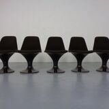 Orbit Chairs by Farner & Grunder for Herman Miller, 1970s, Set of 5