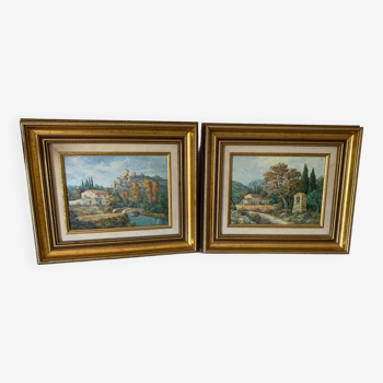 Pair of painting provence