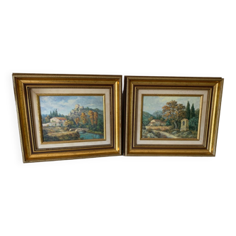 Pair of painting provence