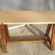 Table basse tréteau d'atelier