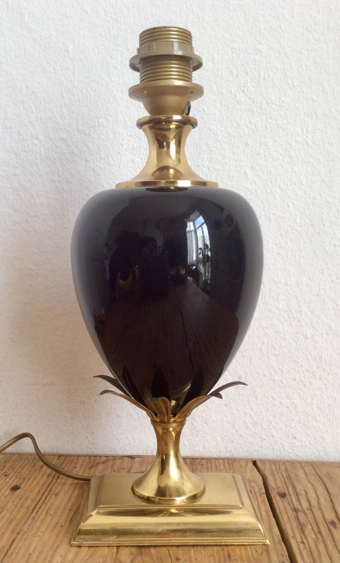 Brass lamp foot, 1960s