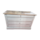 Commode en chêne patiné