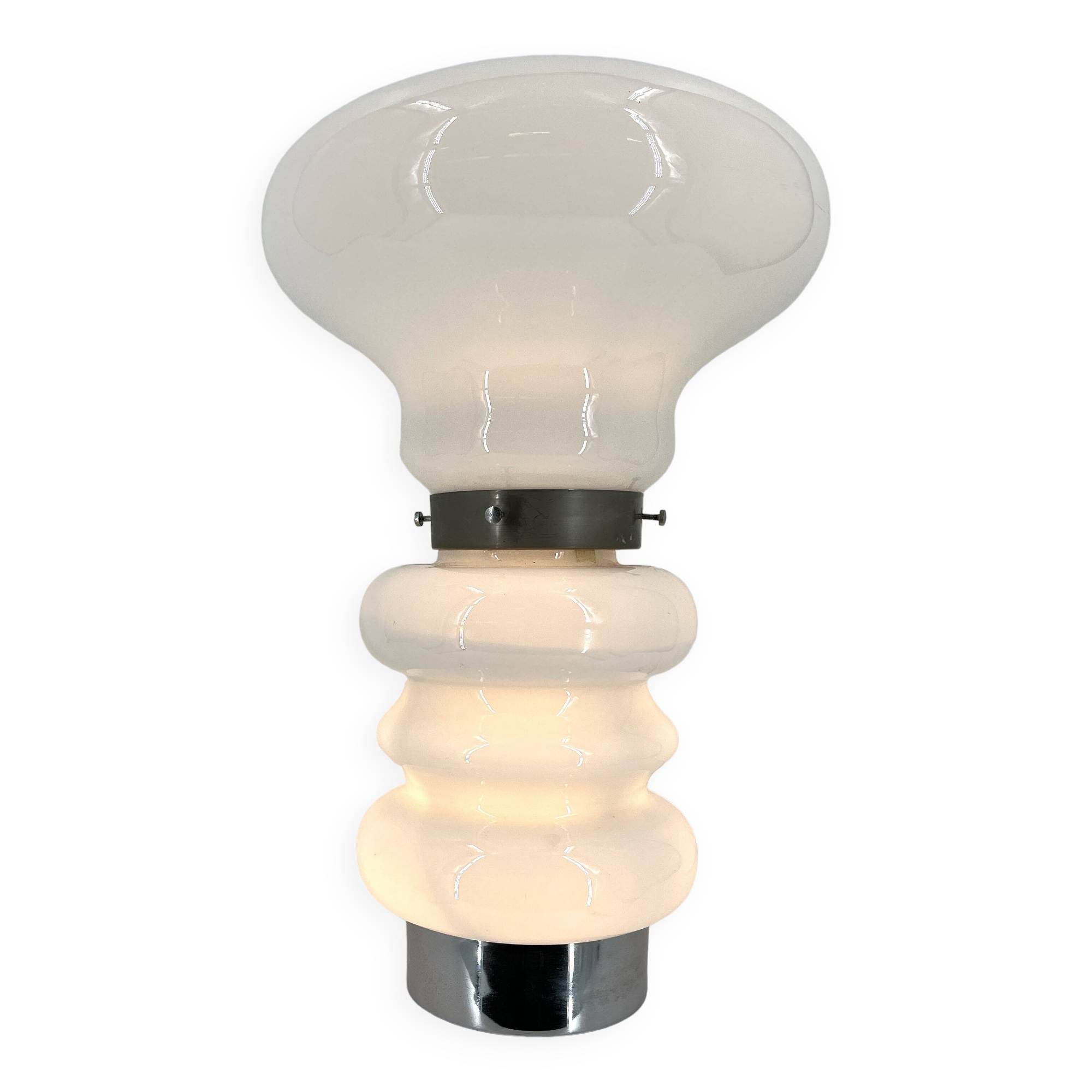 Vintage murano glass table lamp, 1960s