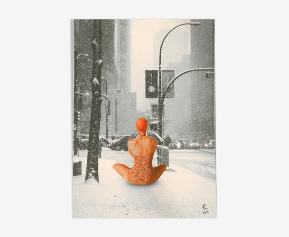 Print collage format a3. mi-janvier